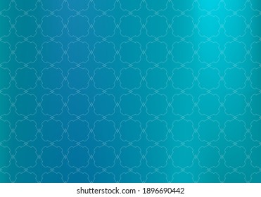 hellgrüner, blauer unscharfer Hintergrund mit geometrischem Muster für Webdesign, Druck, Flugblätter, Broschüren