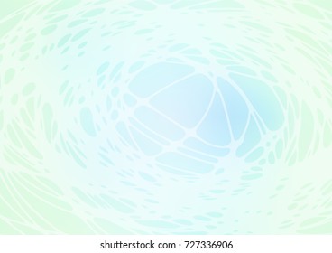 Light green, blue vector natural abstract background. Creative illustration in blurred style with doodles made by child. The best blurred design for your business.