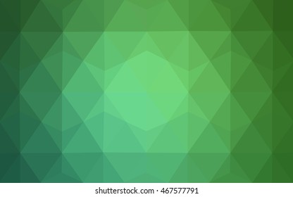Light green blurry triangle background. Shining colored illustration in a brand-new style. Brand-new design for your business. Light green blurry triangle background. Shining colored illustration in a brand-new style. Brand-new design for your business.