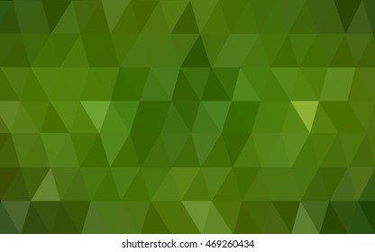 Light green blurry triangle template. Shining colored illustration in a brand-new style. Brand-new design for your business.