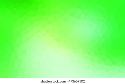 Light green blurry triangle template. A sample with polygonal shapes. A completely new template for your business design.