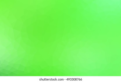 Light green blurry triangle template. A completely new color illustration in a vague style. The completely new template can be used for your brand book.
