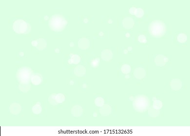 Light Green Bokeh Background, vector background illustration