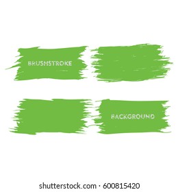 light green brush stroke frame set. flat abstract background for text. design element. rectangle shape.
