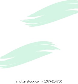 Light green brush strokes. White and light green vector background. Imitation of hand painting. Vintage background with Japanese fluid texture.	
