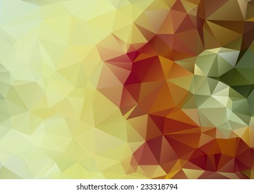 light green bstract polygonal background