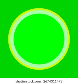 light green circle frame background