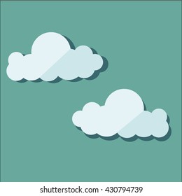 light green clouds