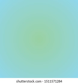 Light green color to blue color gradient background for banner and social media posts