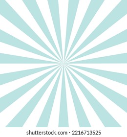 Light green color burst background or sun rays background. Vector illustration