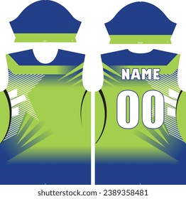 Light Green Colorful Jersey Desing