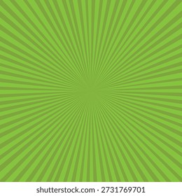 Hellgrün und dunkelgrün Sunburst Muster Hintergrund Design Sunburst, radial, Muster, Hintergrund