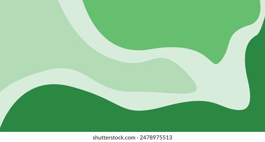 Fondo de diseño circular de patrón de Vector verde claro y verde oscuro