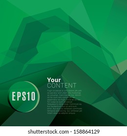 Light green edition of a scalable abstract minimal geometric eps10 vector background in retro architectural  style for universal use