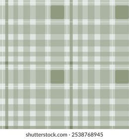 Patrón de cuadros elegantes de color verde claro. Diseño de Vector