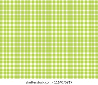 Light green Firebrick Gingham pattern. Texture from rhombus/squares for - plaid, tablecloths, clothes, shirts, dresses, paper and other textile products.