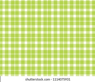 Light green Firebrick Gingham pattern. Texture from rhombus/squares for - plaid, tablecloths, clothes, shirts, dresses, paper and other textile products.