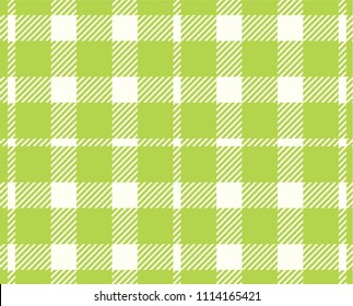 Light green Firebrick Gingham pattern. Texture from rhombus/squares for - plaid, tablecloths, clothes, shirts, dresses, paper and other textile products.