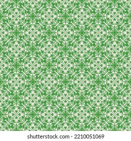 flor verde claro y hoja mandala abstracta fondo de patrón sin fisuras, adorno de cultura de la moda de tela decorativa india.