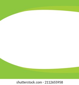 Ilustración de vectores de marco verde claro