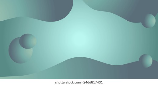 Hellgrüner geometrischer Verlaufshintergrund 