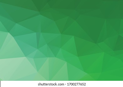 light Green geometric designs. Vector, multicolor geometric background