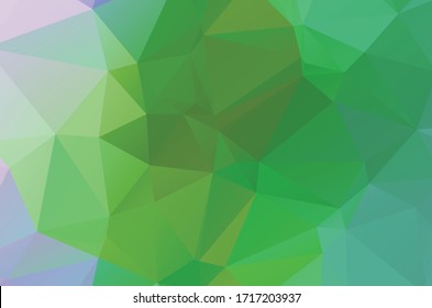 hellgrüne geometrische Designs. Vektorillustration, mehrfarbiger geometrischer Hintergrund
