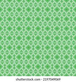 Light green geometric shape and line seamless pattern background, graphic design abstract illustration fabric and ethnic. 