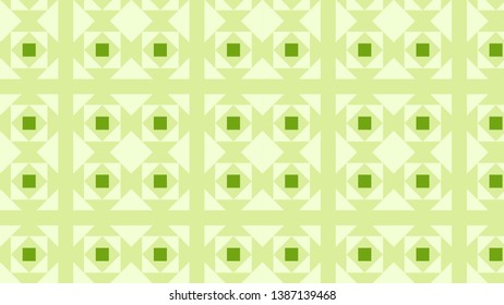 Light Green Geometric Square Pattern Background