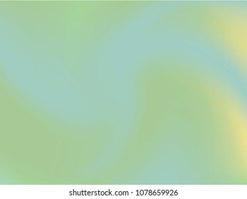 Light Green gradient background. Blurred bright colors, colorful smoky pattern. Smooth fluid shapes for Web and Mobile Applications, social media, modern decoration Vector illustration