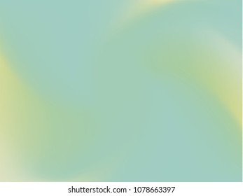 Light Green gradient background. Blurred bright colors, colorful smoky pattern. Smooth fluid shapes for Web and Mobile Applications, social media, modern decoration Vector illustration