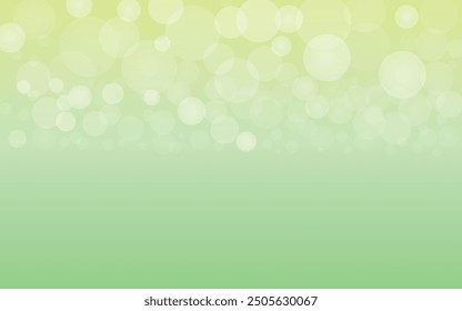 Light green gradient bokeh background, nature background for graphic design.