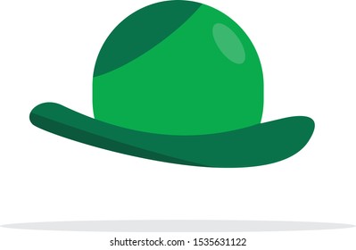 light green hat graphic vector