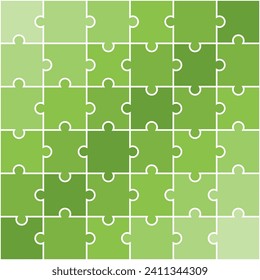 Light green jigsaw pattern. jigsaw line pattern. jigsaw seamless pattern. Decorative elements, clothing, paper wrapping, bathroom tiles, wall tiles, backdrop, background.