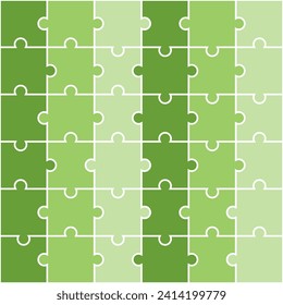 Light green jigsaw pattern. jigsaw line pattern. jigsaw seamless pattern. Decorative elements, clothing, paper wrapping, bathroom tiles, wall tiles, backdrop, background.