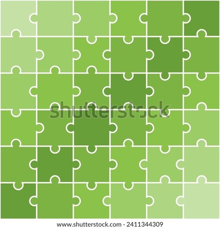 Light green jigsaw pattern. jigsaw line pattern. jigsaw seamless pattern. Decorative elements, clothing, paper wrapping, bathroom tiles, wall tiles, backdrop, background.