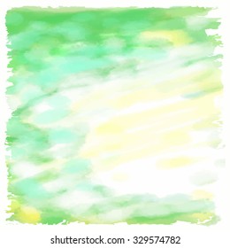 Light green love pastel background in autumn
