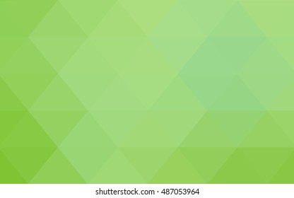 Light green low poly background. Glitter abstract illustration with an elegant design. A completely new design for your business.