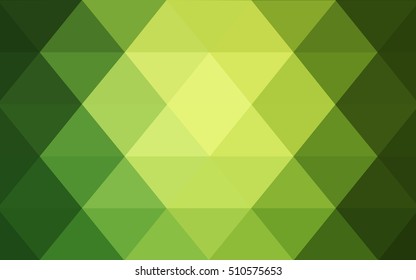 Light green low poly background. A completely new color illustration in a vague style. The completely new template can be used for your brand book.