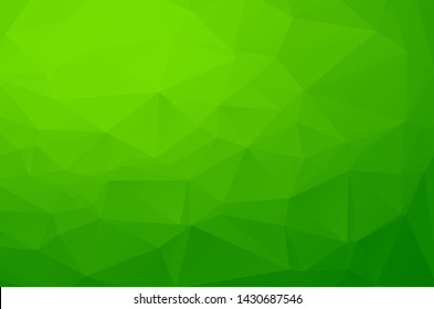 Light green Low poly crystal background. Polygon design pattern. environment green Low poly vector illustration, low polygon background.