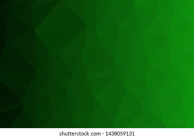 Light green Low poly crystal background. Polygon design pattern. environment green Low poly vector illustration, low polygon background.
