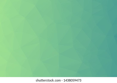 Light green Low poly crystal background. Polygon design pattern. environment green Low poly vector illustration, low polygon background.