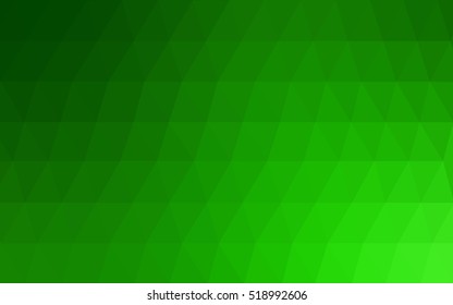 Light green low poly template. An elegant bright illustration with gradient. A new texture for your design.