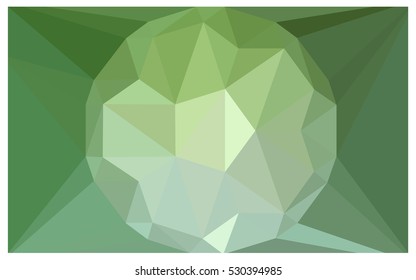 Light Green modern geometrical abstract background. Texture, seamless background. Geometric background in Origami style with gradient. 