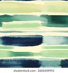 Light green and navy blue stripes, with white space in between the stripes. grunge lines ikat pattern, striped seamless pattern, Vector illustration background for print the paper.