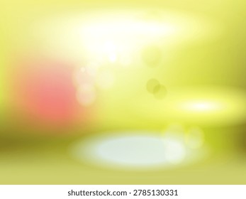 Light green and olive background with bokeh light effect for nature themed design branding eco projects presentations wallpapers and soft abstract visual compositions