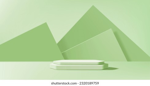 Light background stand pistachio