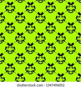 Light green ornaments. Patterns for web, textile and wallpapers. Abstract background. Fashion graphics.