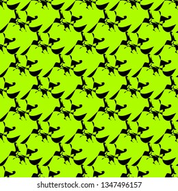 Light green ornaments. Patterns for web, textile and wallpapers. Abstract background. Fashion graphics.