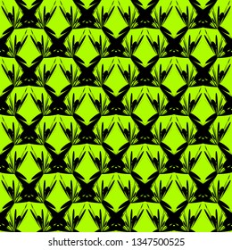 Light green ornaments. Patterns for web, textile and wallpapers. Abstract background. Fashion graphics.